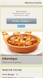 Mobile Screenshot of marchacocinanyc.com